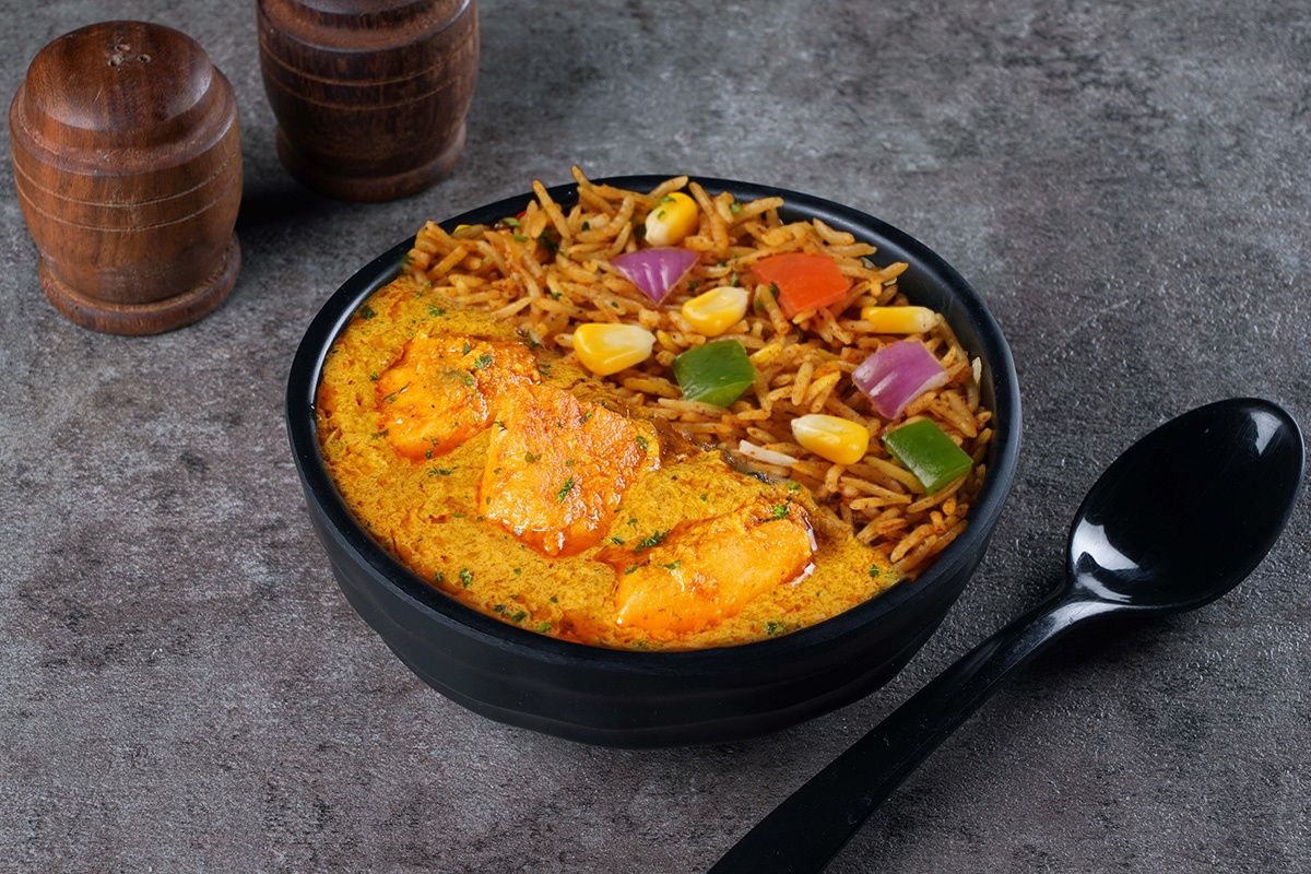 Creamy Chicken Tikka Lite Rice Bowl