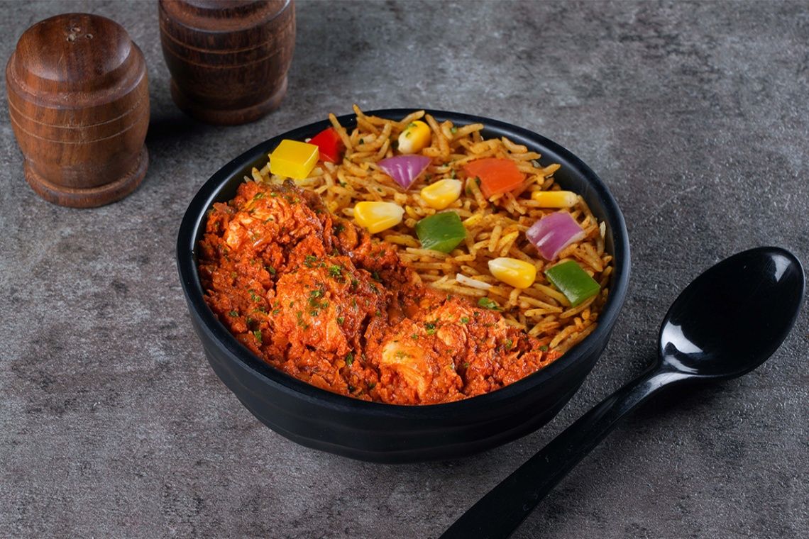 Desi Barbeque Chicken Lite Rice Bowl