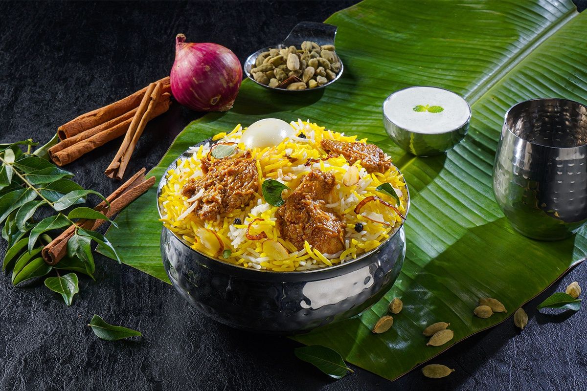Chettinad Chicken Mini Dum Biryani