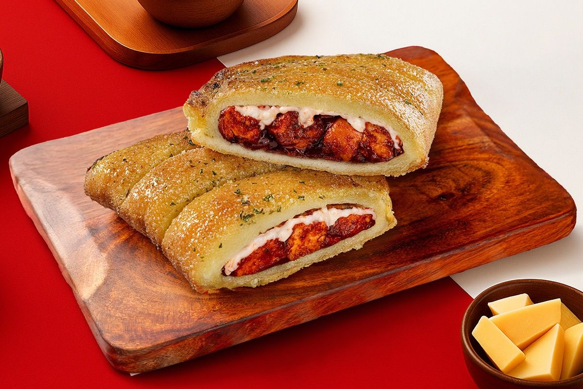 Korean Chicken Tikka Garlic Bread