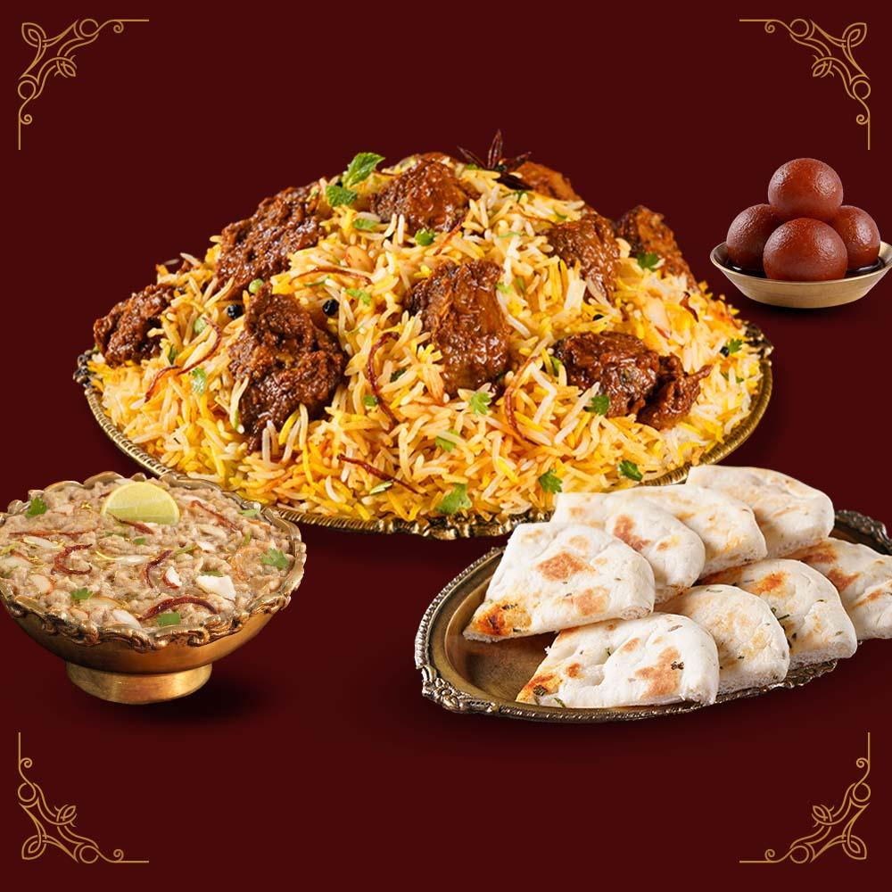Order Biryani with Free Haleem & Kulcha Iftari Combo (Serves 4) near me