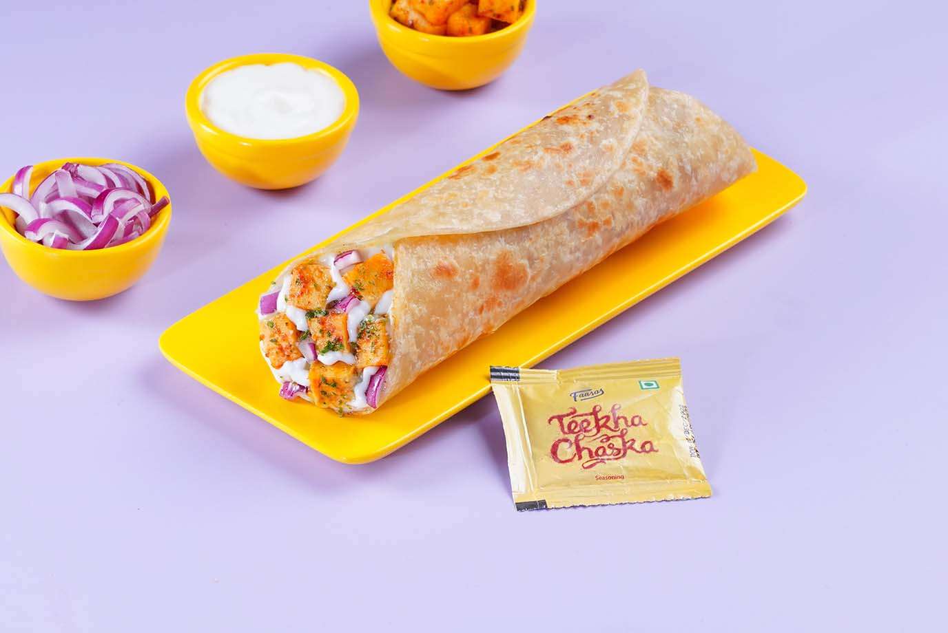 Cheese Melt Paneer Wholewheat Wrap
