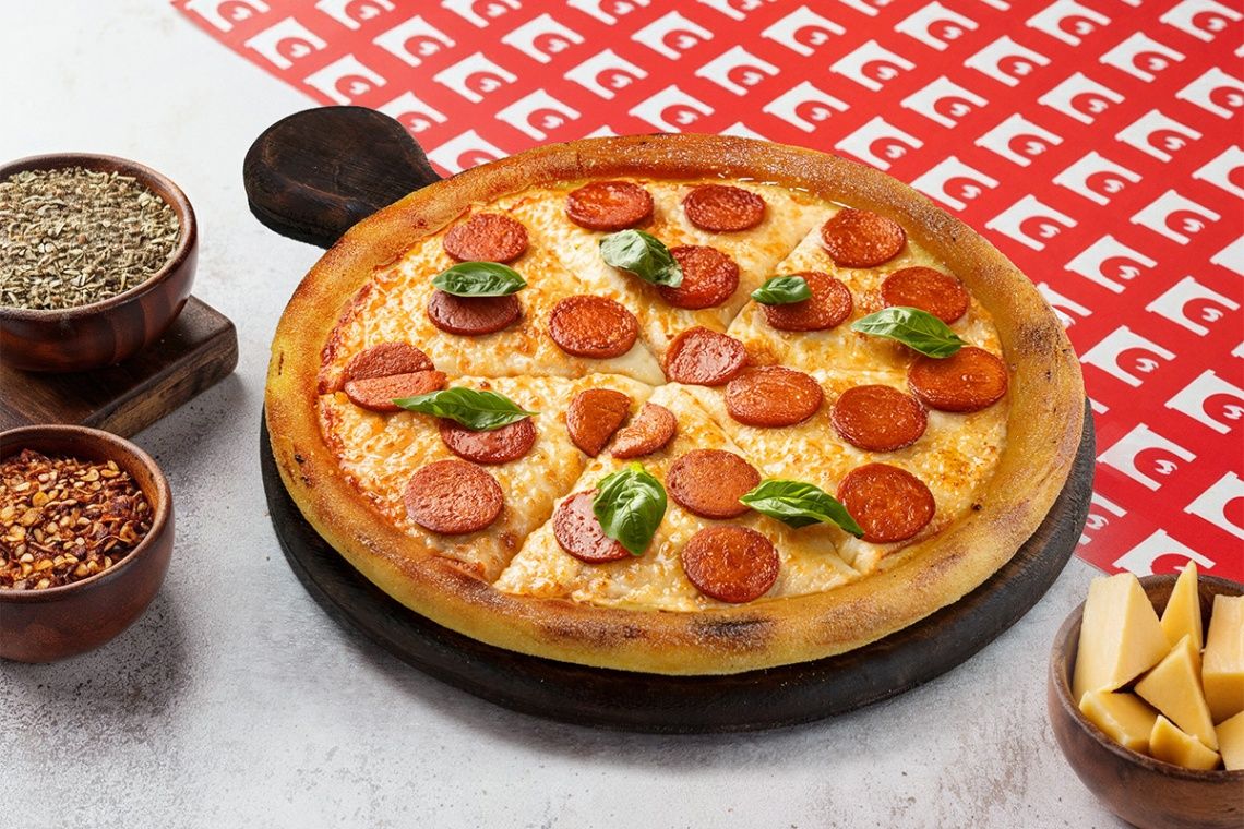 Chicken Pepperoni Pizza