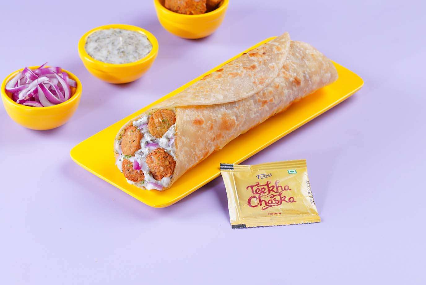 Veg Falafel Wholewheat Wrap