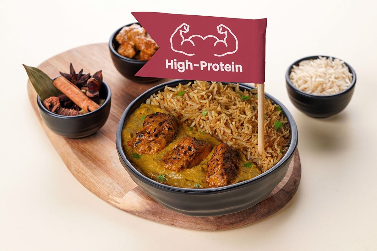 Soya Chaap Rice Bowl