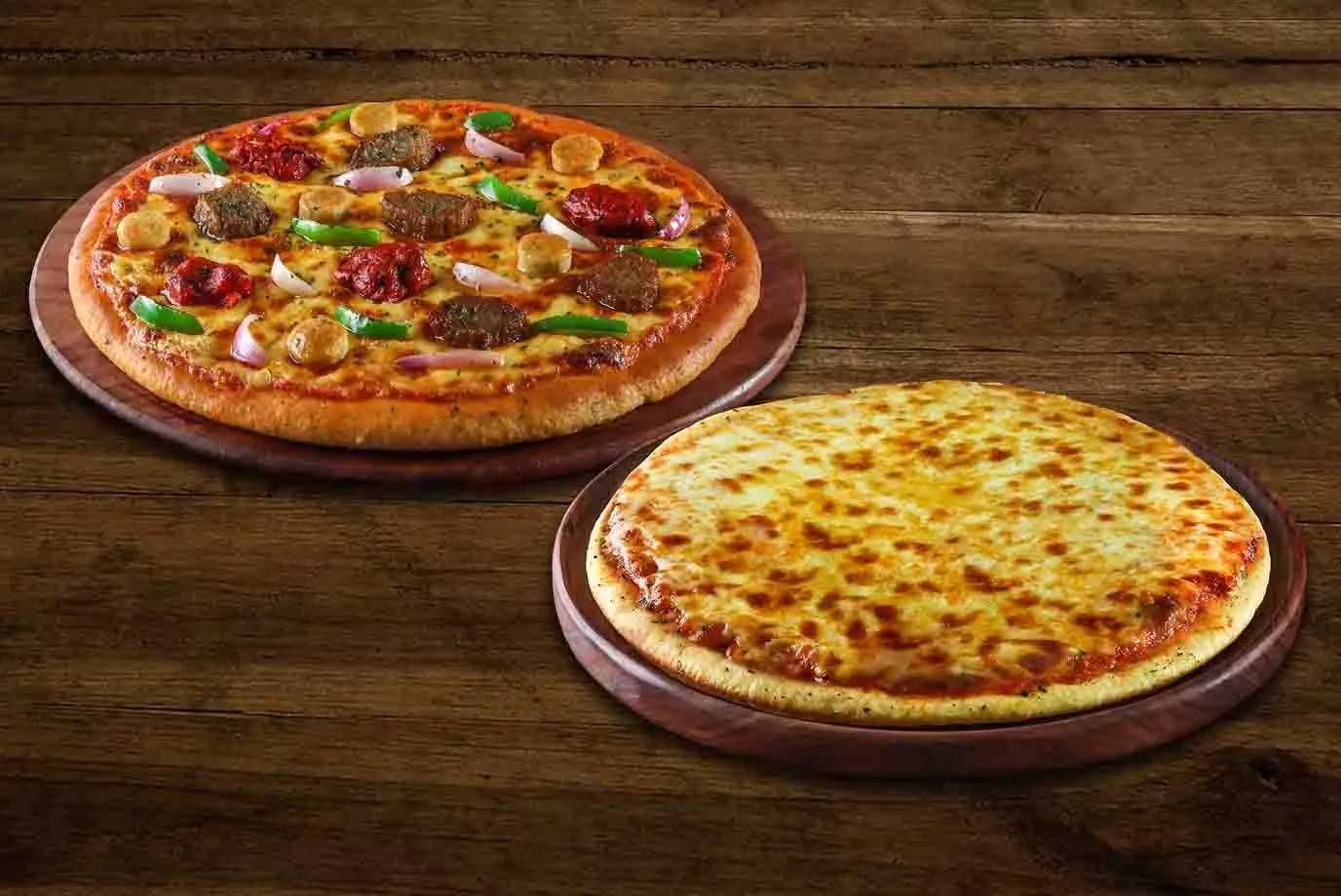 Triple Chicken Pizza + Margherita Pizza (Free)