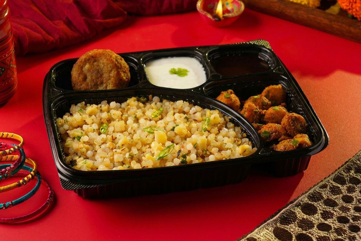Masala Arbi & Upwas Aloo Pattice Bhoj Thali