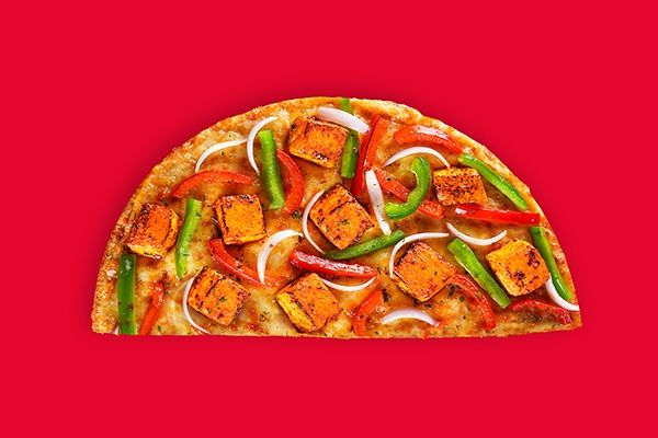 Tandoori Paneer Tikka Semizza (Half Pizza)(Serves 1)