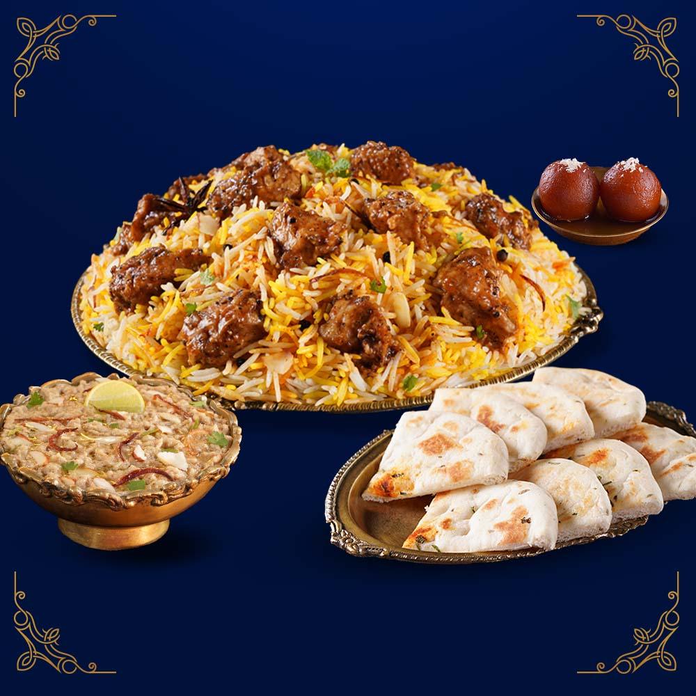 Order Biryani with Free Haleem & Kulcha Iftari Combo (Serves 2) near me