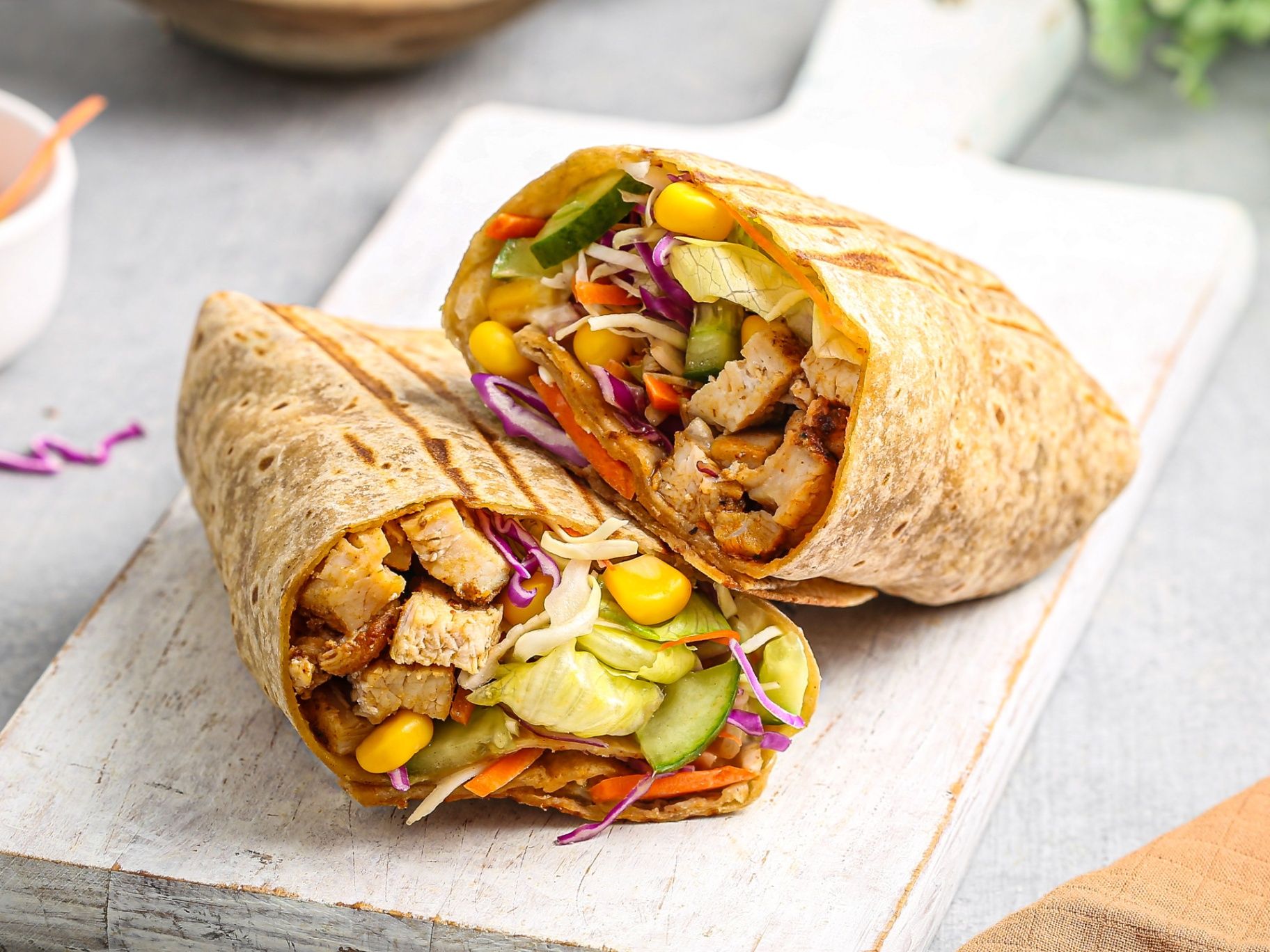 Smokehouse Chicken Healthy Wrap