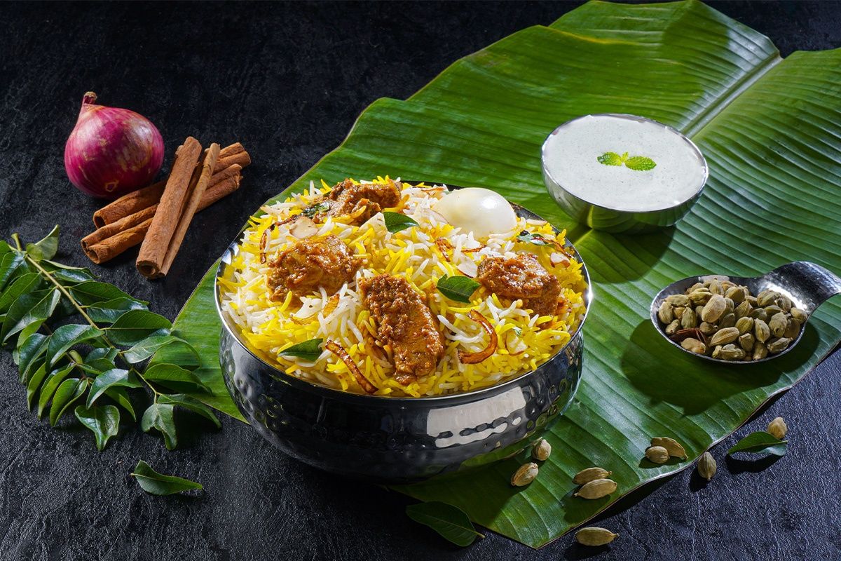 Chettinad Chicken Dum Biryani - Serves 1