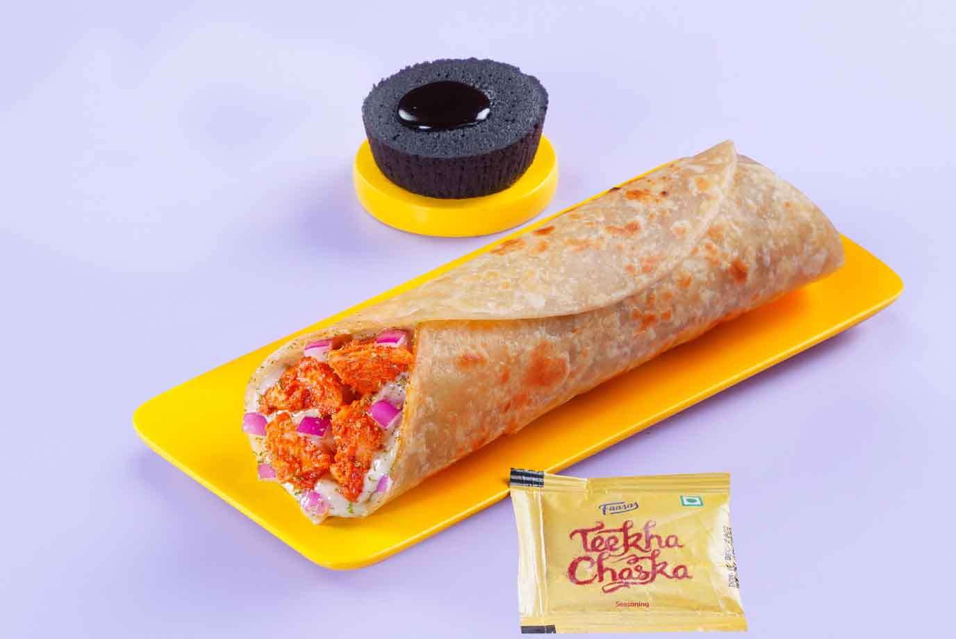 Masala Chicken Tikka Wrap & Choco Lava Mini Meal