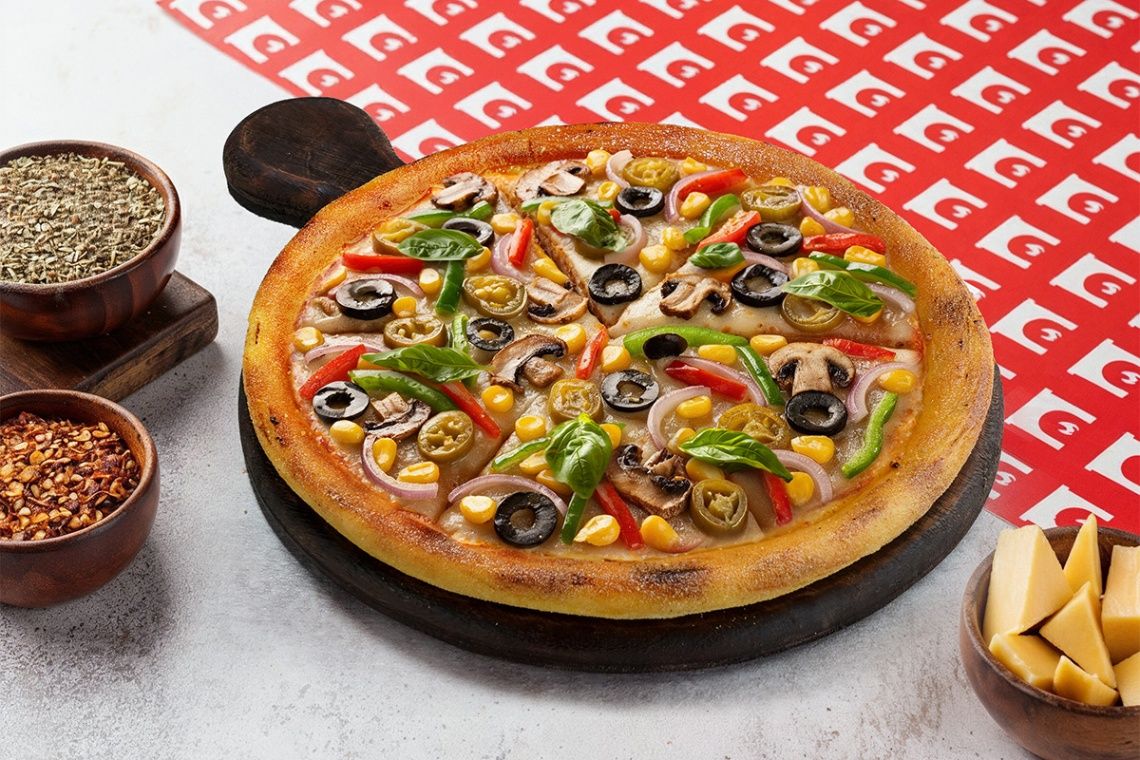Veg Overloaded Regular Pizza