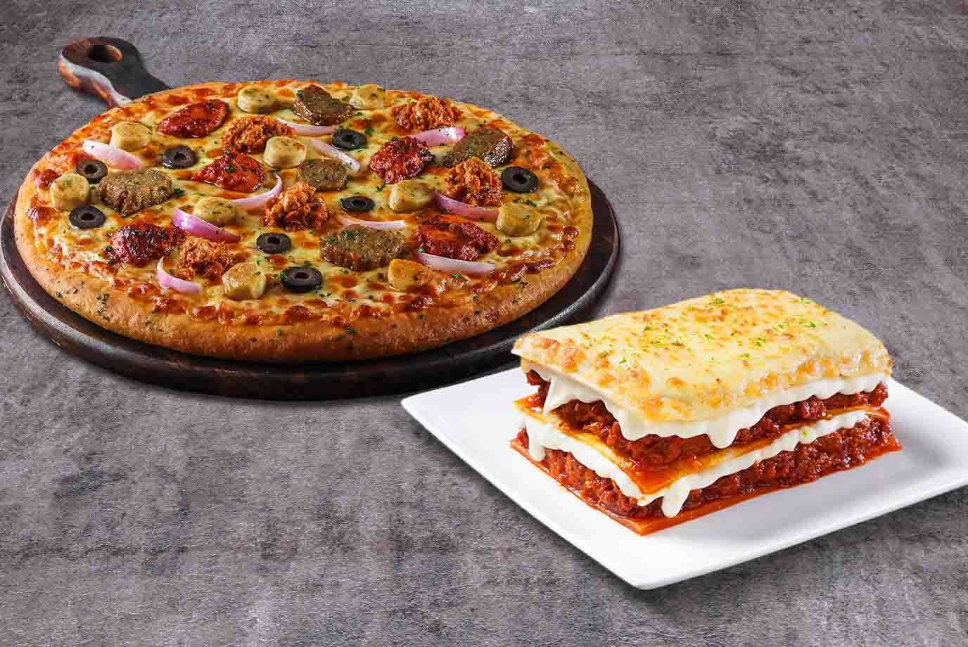 Pizza & Lasagna Combo - Non Veg