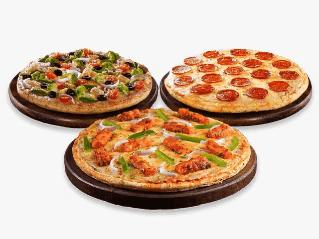 Order 3 regular pizzas starting at 109 each near me