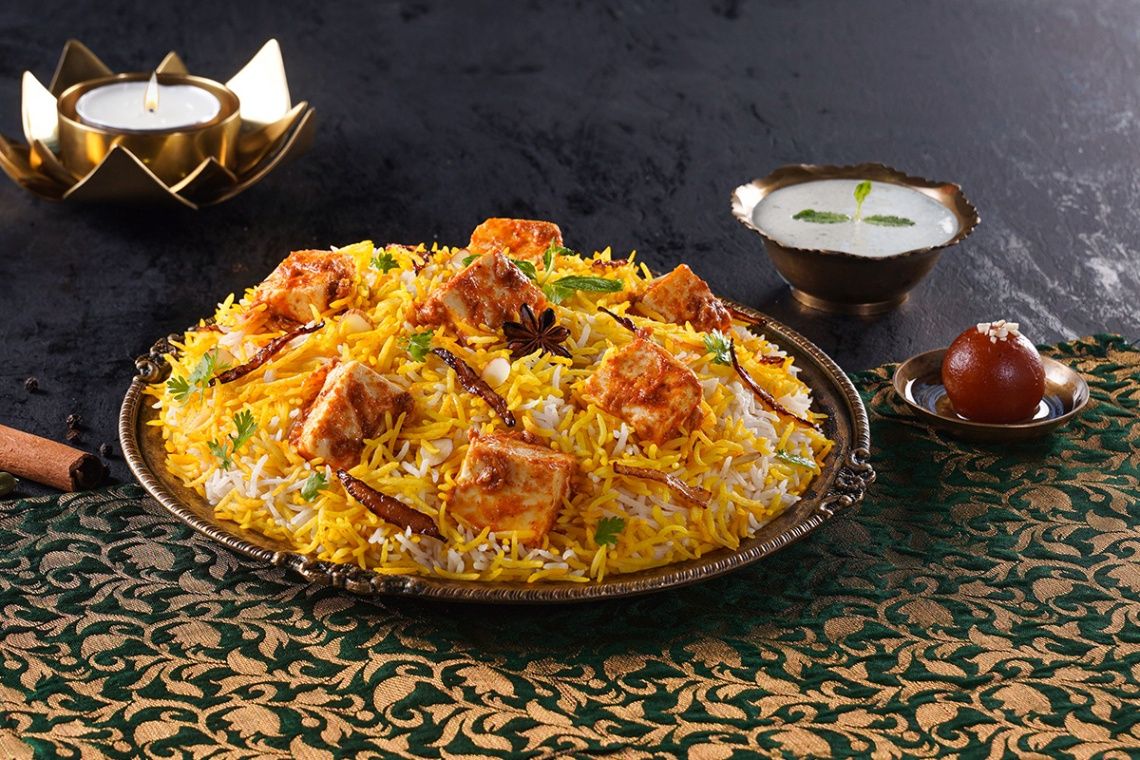 Zaikedaar Paneer Biryani (Paneer Dum Biryani - Serves 1)