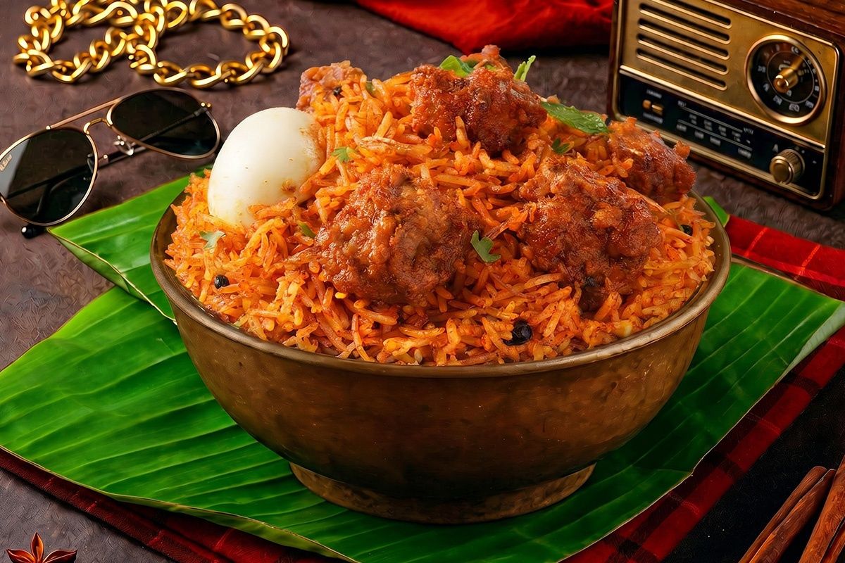 Fire Veeran Andhra Chicken Biryani Bowl