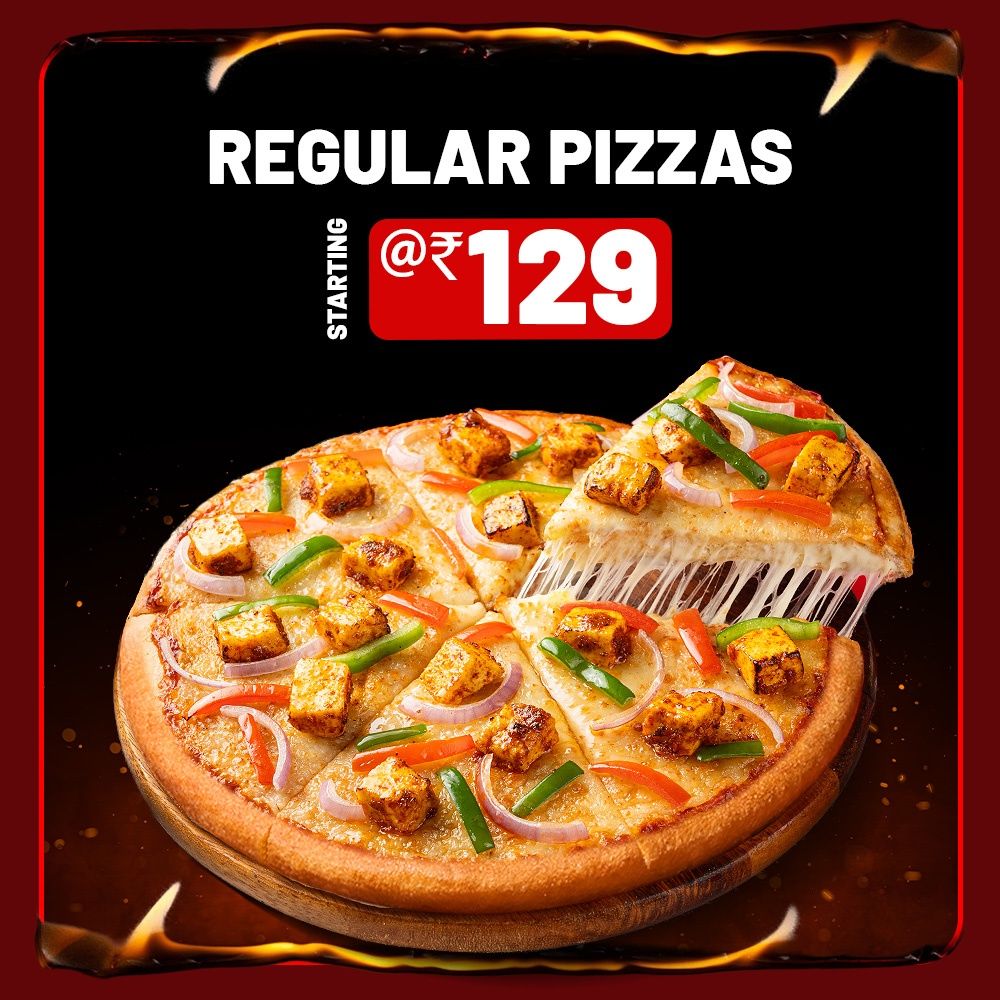 Order Regular Pizzas at 129 near me