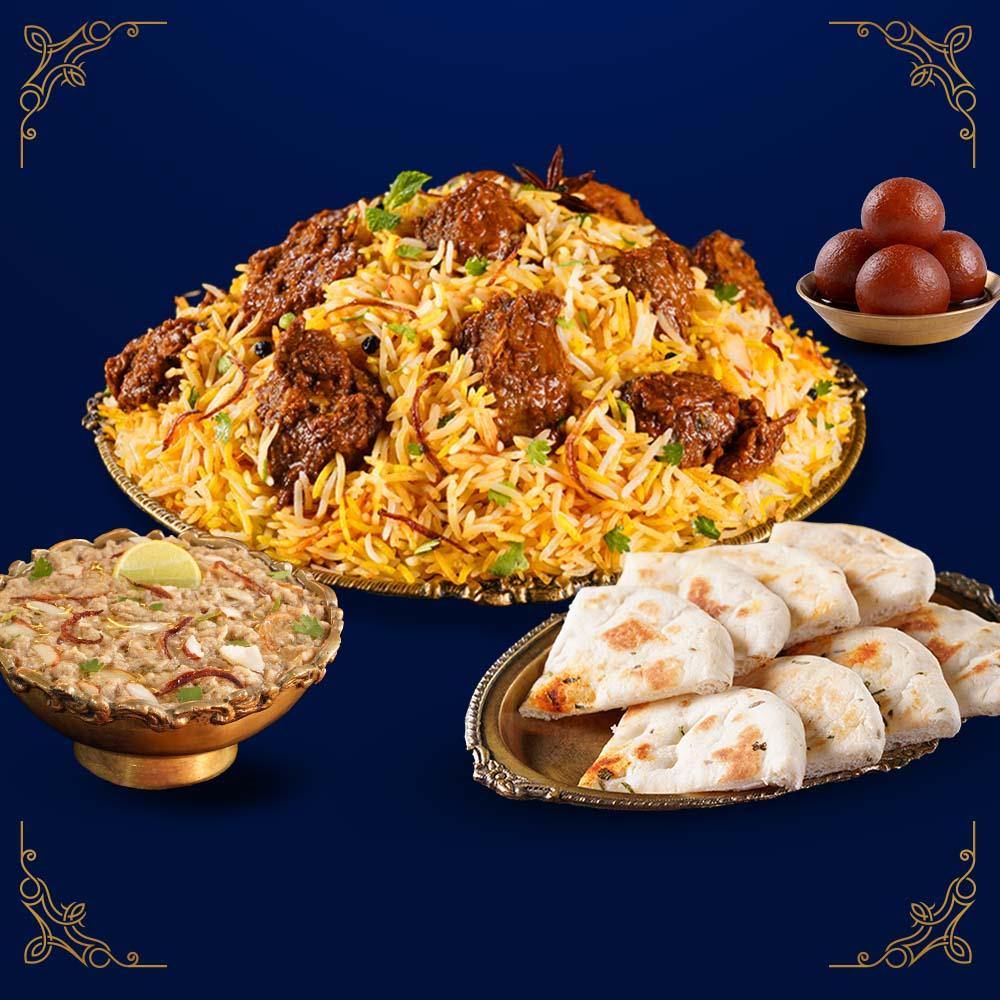 Order Biryani with Free Haleem & Kulcha Iftari Combo (Serves 4) near me