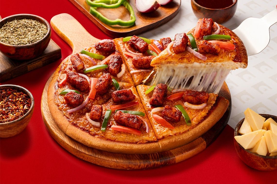 Signature Korean Paneer Pizza.