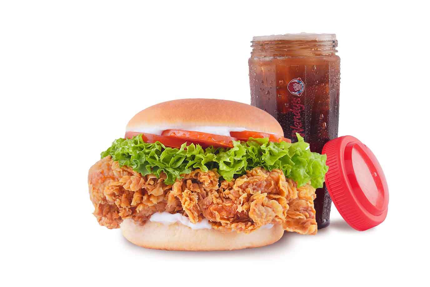 Homestyle Chicken Burger+Coke (M)