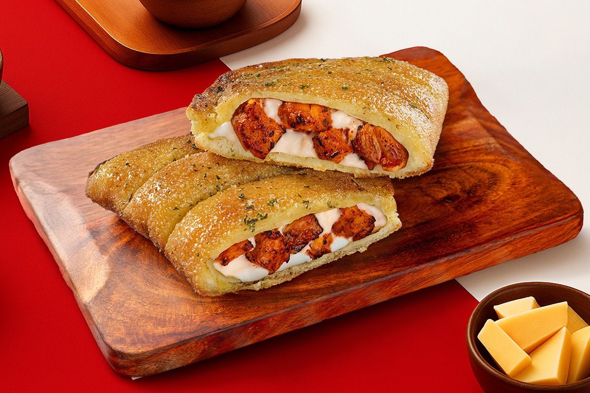 Chicken Tikka Garlic Bread