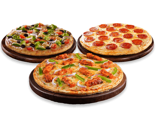 Order Buy 1 get 2 Free Pizzas near me