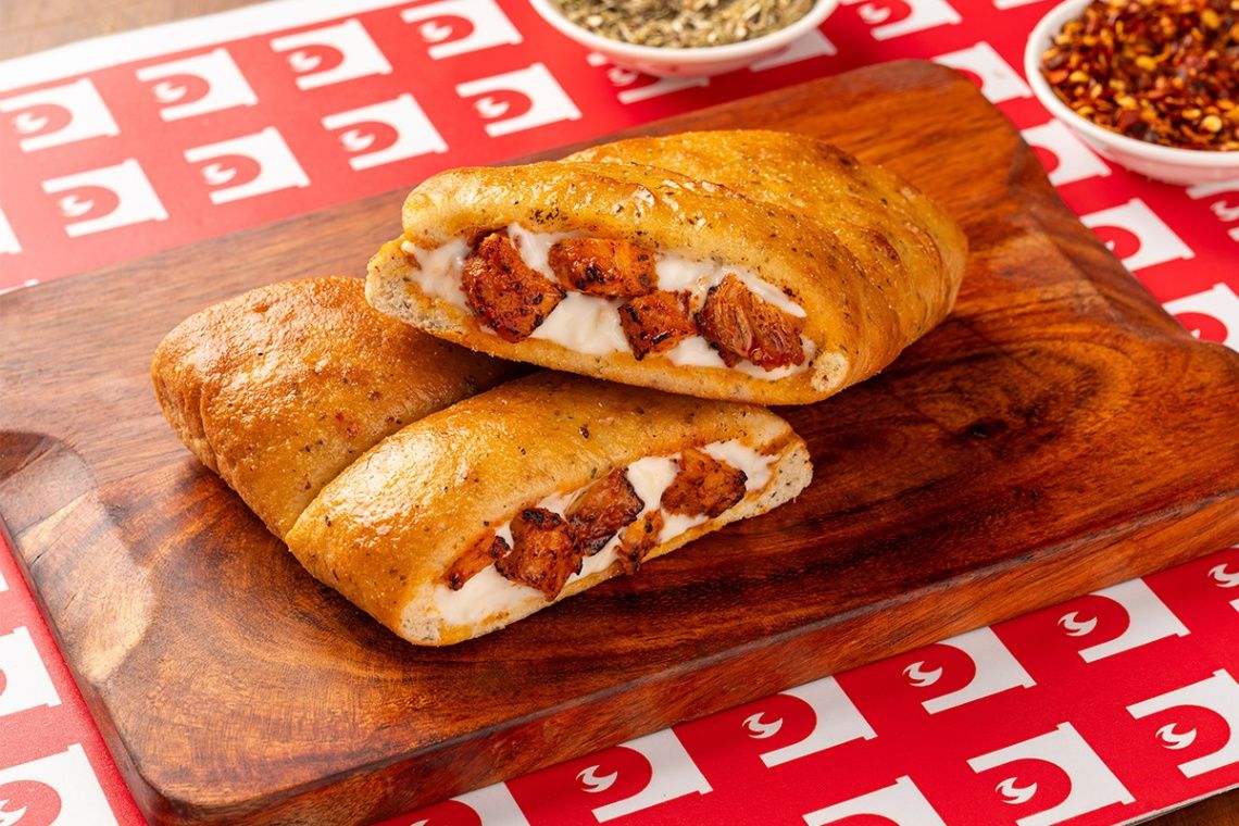 Chicken Tikka Garlic Bread
