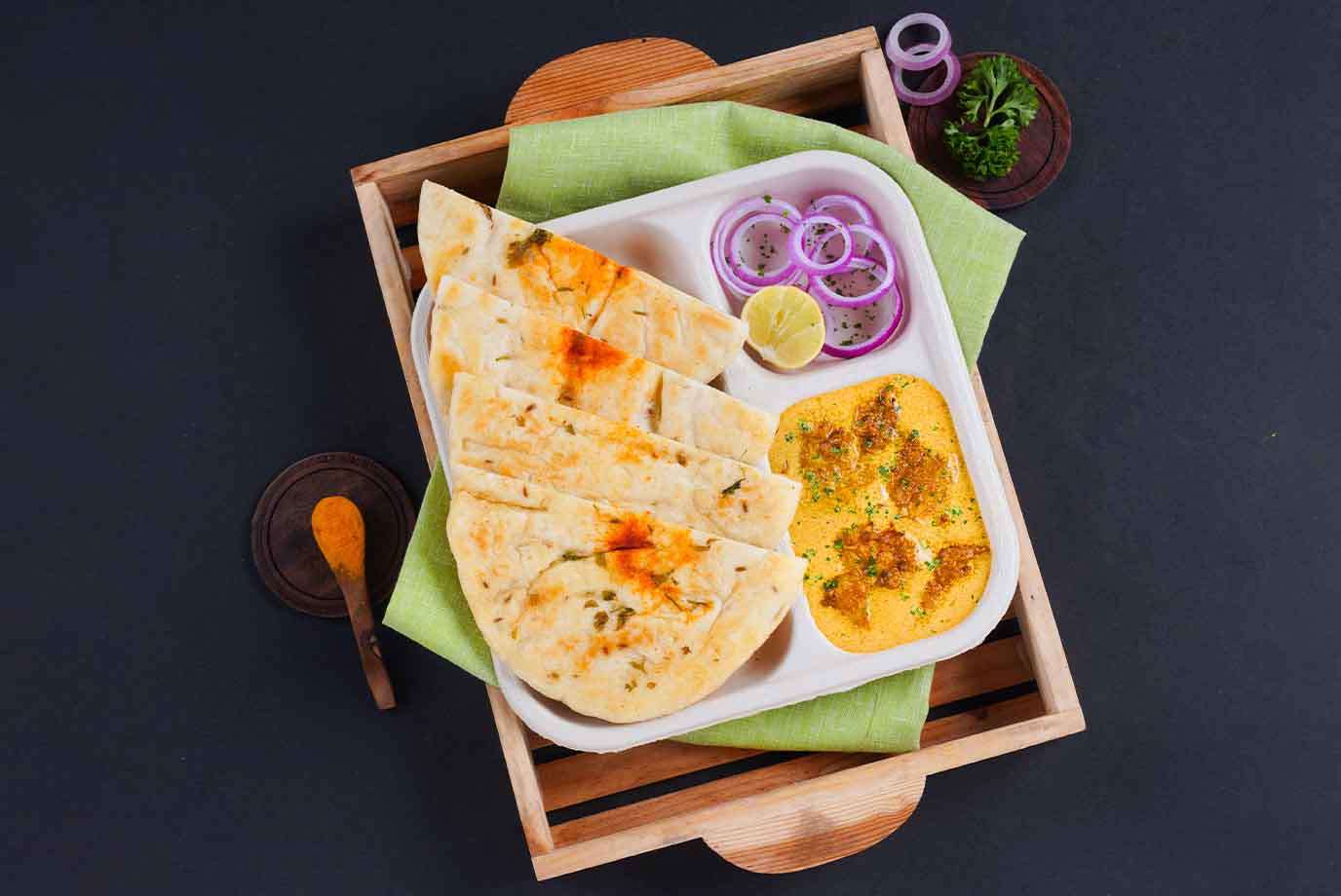 Chicken Mughlai Gravy With Kulcha