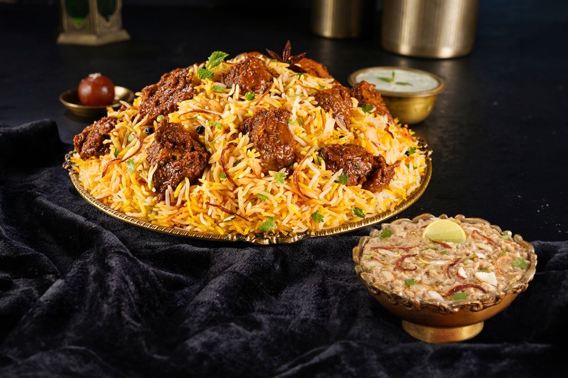 Dum Gosht Mutton Biryani With Gosht-e-Haleem Combo
