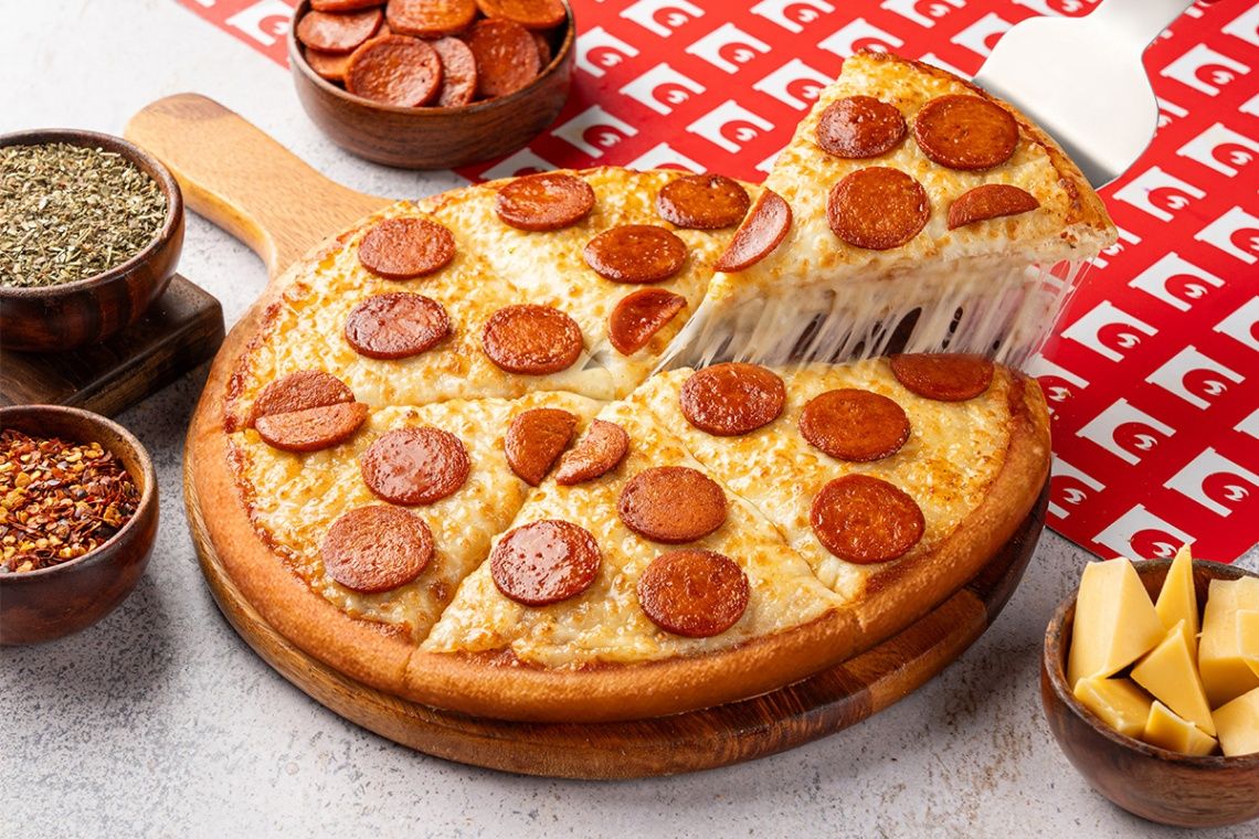 Chicken Pepperoni Pizza