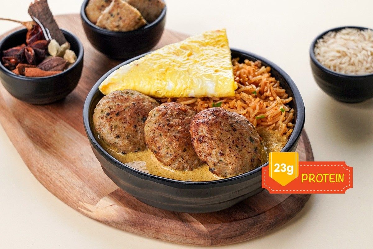 Chicken Tikki & Egg Bowl