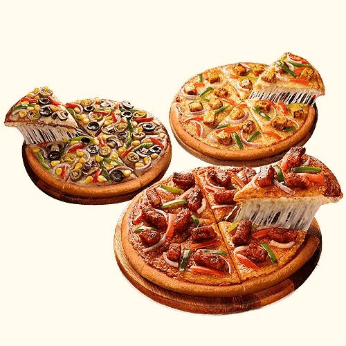 Order 3 regular pizzas starting at 109 each near me