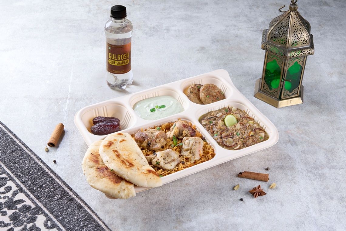 Murgh Afghani Tikka Biryani Thali