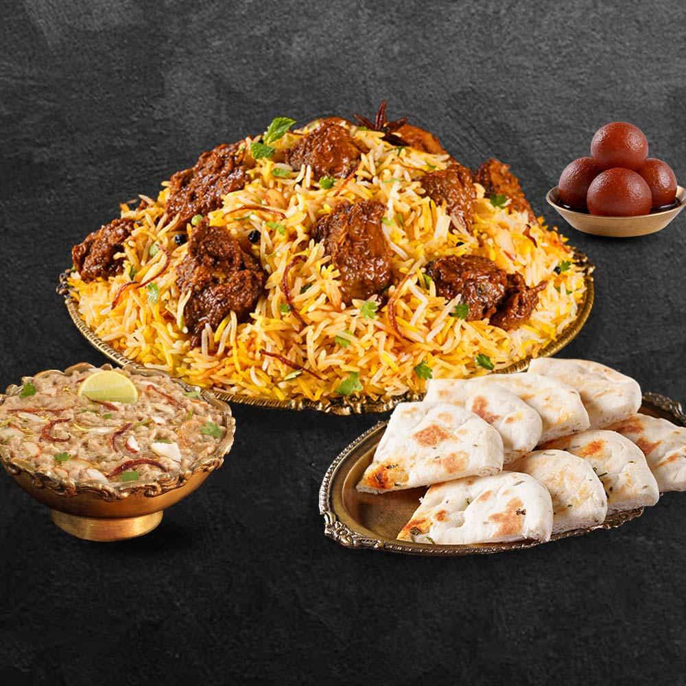 Order Biryani with Free Haleem & Kulcha Iftari Combo (Serves 4) near me