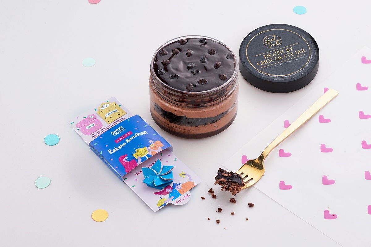 Death by Chocolate Cake Jar